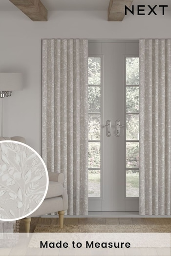 Natural Country Floral Made to Measure Curtains (578456) | £61
