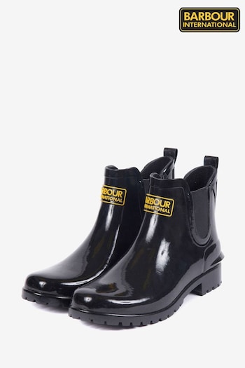 Barbour® International Black Assen Chelsea Wellington Boots (578581) | £55