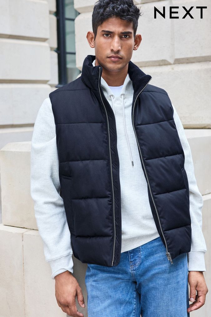 Mens puffer gilet uk on sale