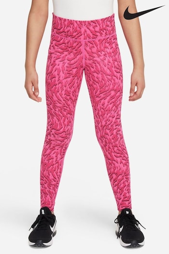 Nike Dark Pink Dri-FIT One Leggings (578599) | £33