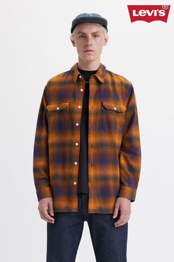 Levi's® Orange Jackson Worker Shirt (578893) | £75