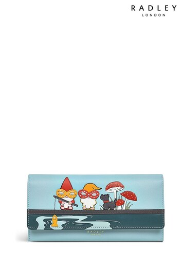 Radley London Large Blue Anniversary Picture Gnomes Remastered Flapover Matinee Purse (578962) | £99