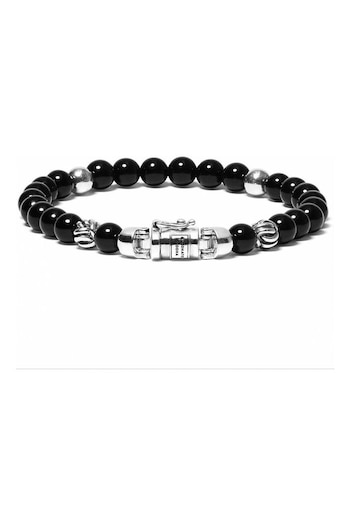 Buddha To Buddha 189ON F Spirit Bead Mini Onyx Black Bracelet (579187) | £189