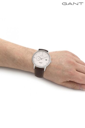 Gant East Hill White and Brown Stainless Steel Quartz Watch (579800) | £150