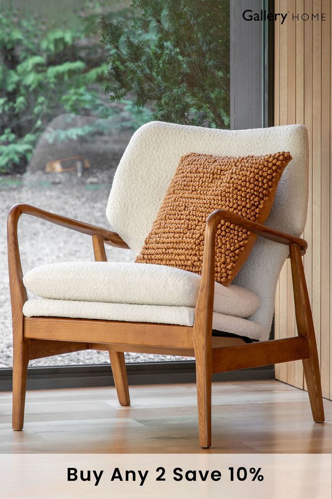 Gallery Home Cream Jerry Armchair (580446) | £610