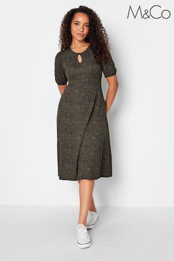 M&Co Green Jersey Dress (581733) | £32