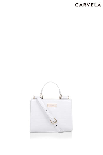 Carvela Cream Jessica Mini Tote Bag (581977) | £79