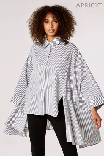 Apricot White Oversized Pinstripe Shirt (582096) | £45