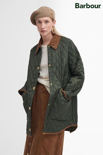 Barbour® Green 30th Anniversary Liddesdale Oversize Quilt Jacket (582478) | £179