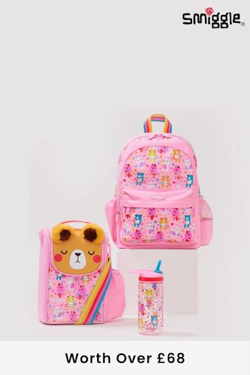 Smiggle Pink Lets Play 3 Piece School Bundle (583029) | £54