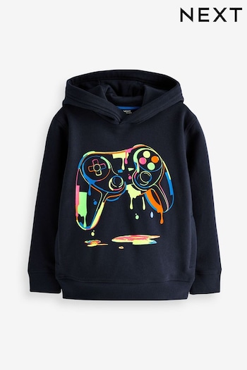Blue Gaming Controller Graphic Hoodie (3-16yrs) (583192) | £17 - £22