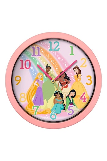 Peers Hardy Pink Disney Princess Wall Clock (583636) | £15
