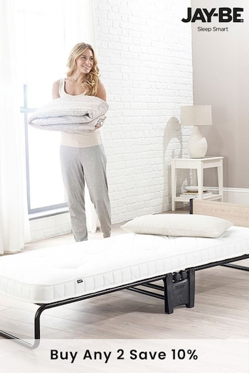 Jay-Be Beds Black Revolution Folding Bed with Micro e-Pocket Sprung Mattress (584026) | £170