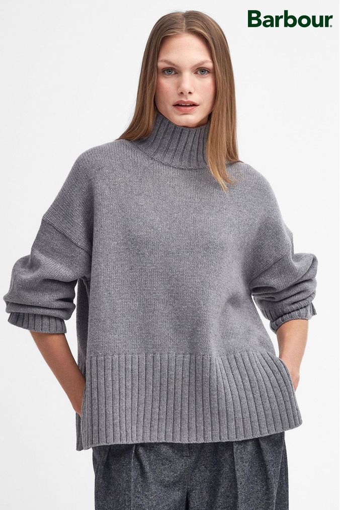 Barbour malvern roll collar sweater discount