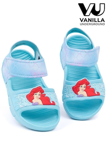 Vanilla Underground Blue Girls Little Mermaid Disney Sandals (584196) | £14