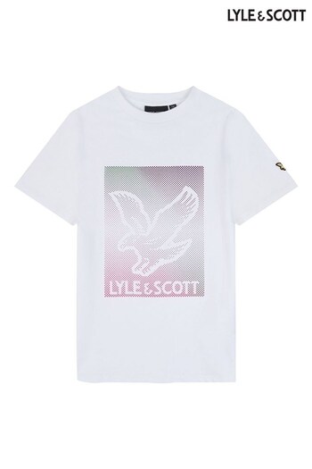 Lyle & Scott Boys Dotted Eagle Graphic T-Shirt (585198) | £22 - £28