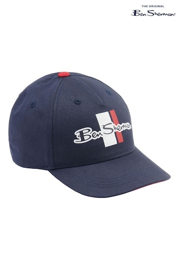 Ben Sherman Blue Mod Script Baseball Cap (585571) | £15