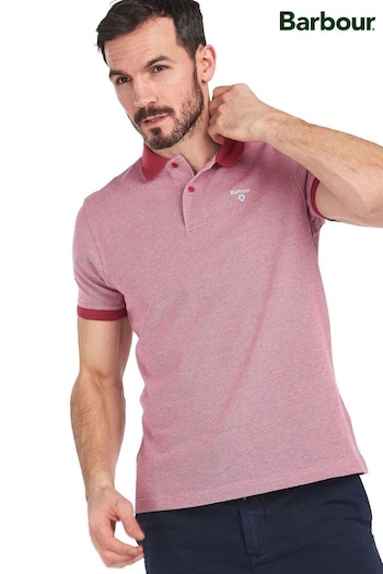 Barbour® Red Mens modern Polo Shirt (585825) | £60