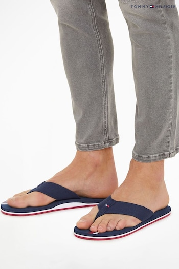 Tommy Hilfiger Blue Corporate Flag Beach Sandals (586166) | £40