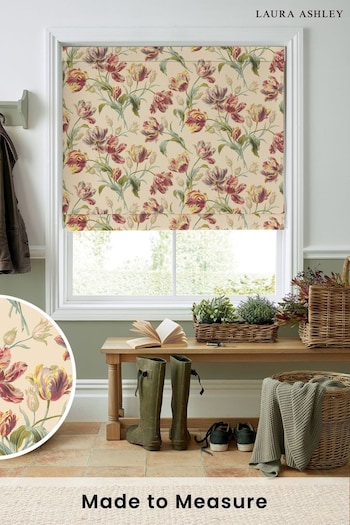Laura Ashley Red Gosford Cranberry Made to Measure Roman Blind (586274) | £89