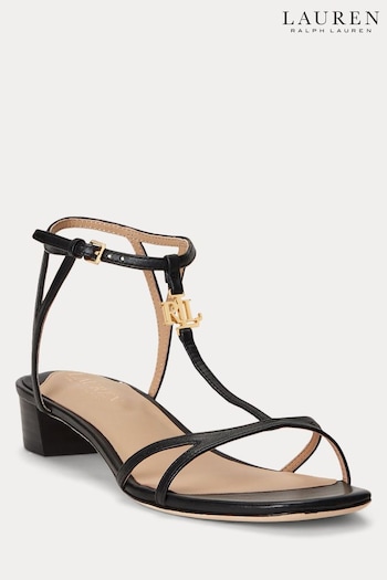 Lauren Ralph Lauren Fallon Black Sandals (586282) | £149