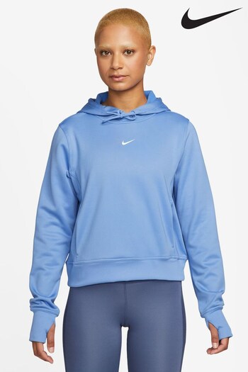 Nike thick Blue Therma FIT One Pullover Hoodie (586573) | £70
