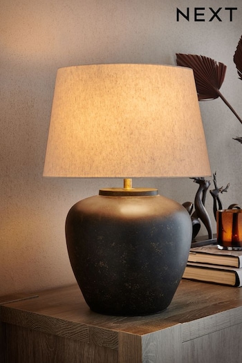 Black Lydford Small Table Lamp (586575) | £65