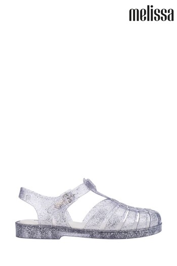 Melissa Silver Possession Shiny Clear Sandals (586807) | £68