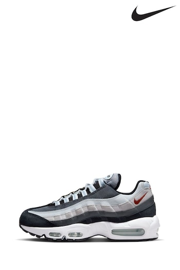 Nike Grey/Black Air Max 95 Trainers (587076) | £175
