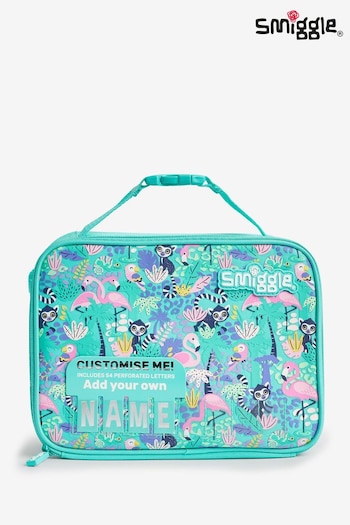 Smiggle Blue Wild Side Square Attach Id Lunch Box (587337) | £15