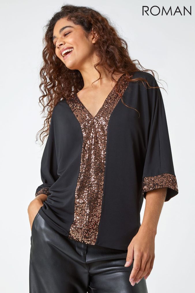 Women's holiday sparkle tops hotsell
