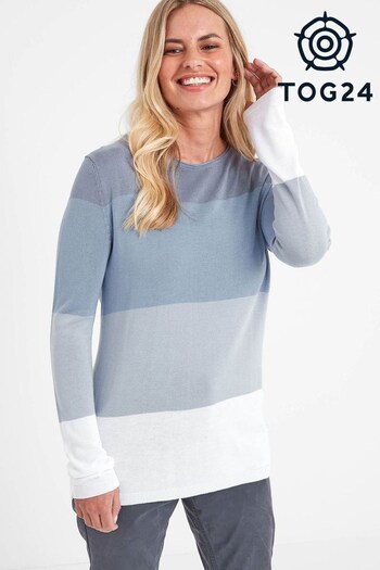 Tog 24 Womens Dusty Blue Lilly Crew Neck Jumper (587725) | £50