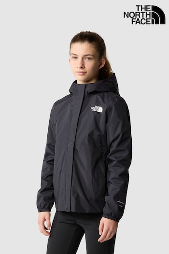 A-Z Womens Sports Brands Black Antora Girls Rain Jacket (587934) | £70
