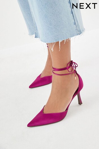 Pink Forever Comfort® Point Toe Wrap Heel Shoes (588096) | £44