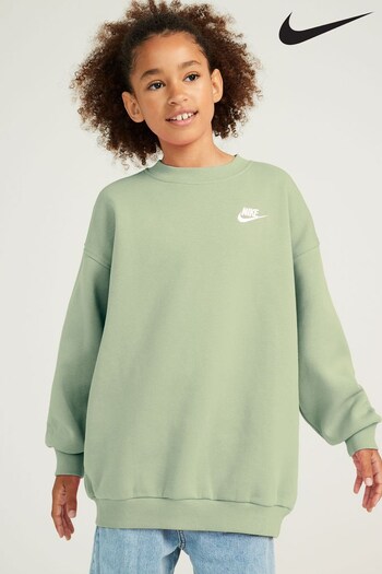 Nike Green Oversized Club Fleece Sweatshirt (588903) | £38