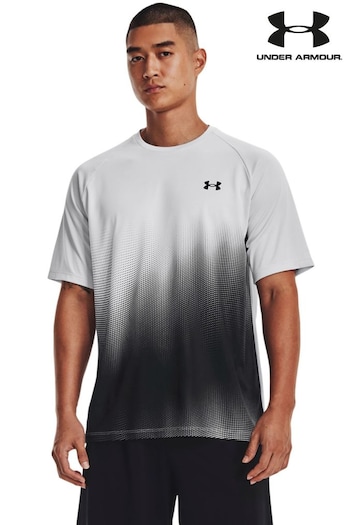 Under Armour Grey Tech Fade Short Sleeve T-Shirt (589054) | £31