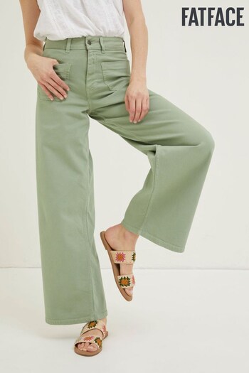 FatFace Green Cassie Marine Straight Jeans (589467) | £55