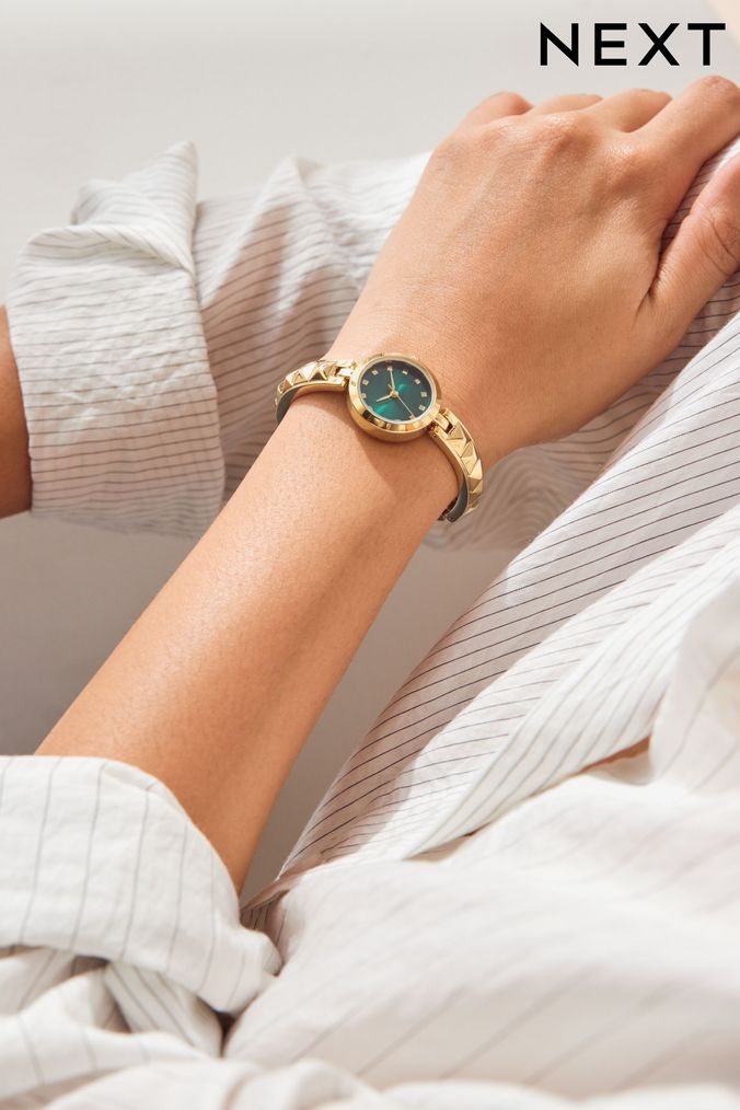 Buy Women s Watches Green Analogue Jewellery Online Next UK