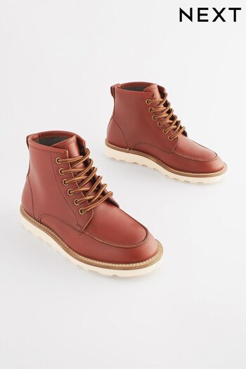 Tan Brown Smart Lace Up Boots (590097) | £32 - £39