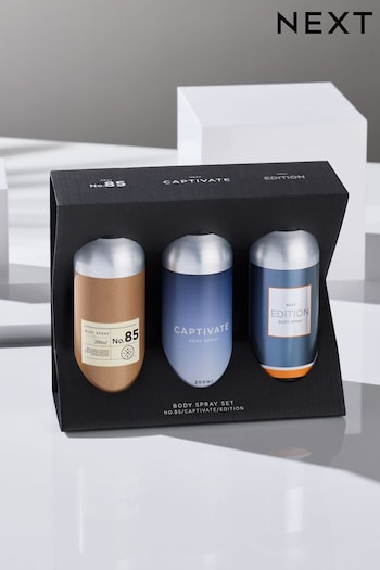 Set of 3 200ml Fragranced Body Sprays Gift Set (590307) | £18