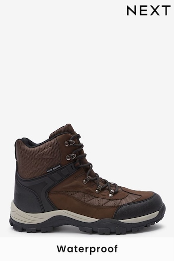 Brown Waterproof Walking Boots (590443) | £65