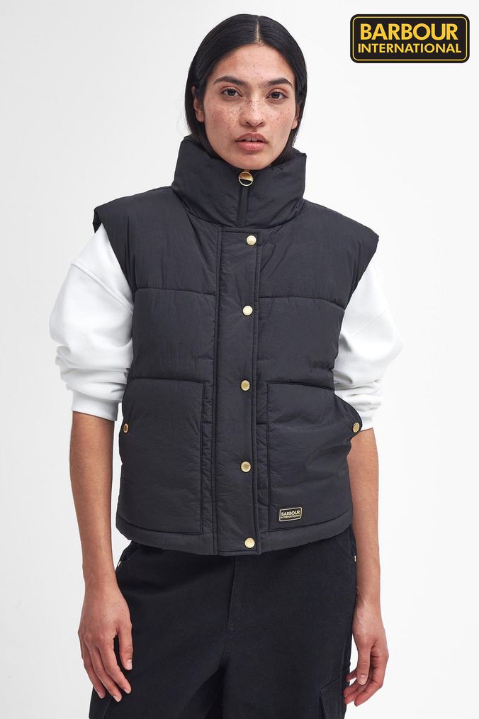 Buy Women s Barbour International Gilets Online Next UK