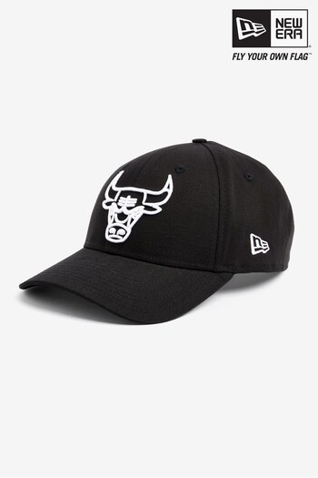 New Era® Chicago Bulls Essential Outline NBA Black 9FORTY Cap (591483) | £9.50