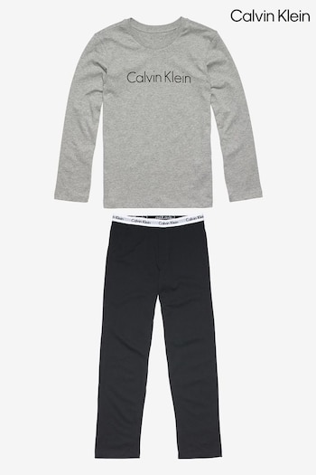 Calvin Klein Boys Grey Pyjama Set (591705) | £55