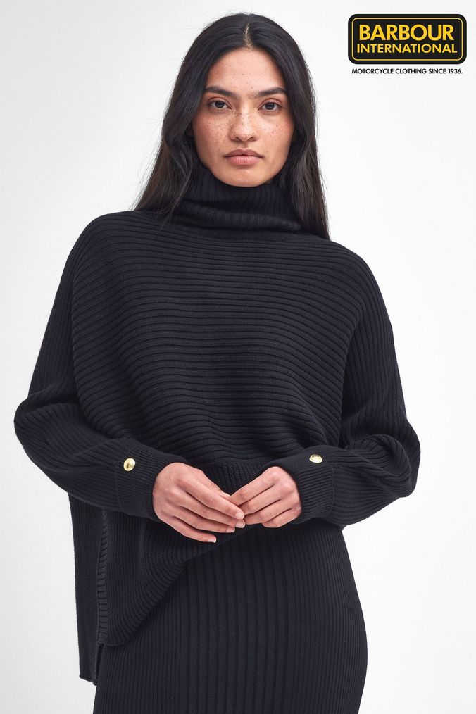Barbour jumper black online