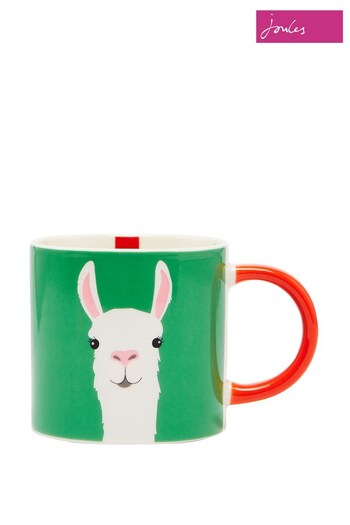 Joules Green Llama Mug (591727) | £10