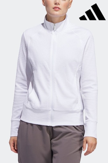 adidas Golf Womens Navy Performance Ultimate365 Textured Jacket (592218) | £50