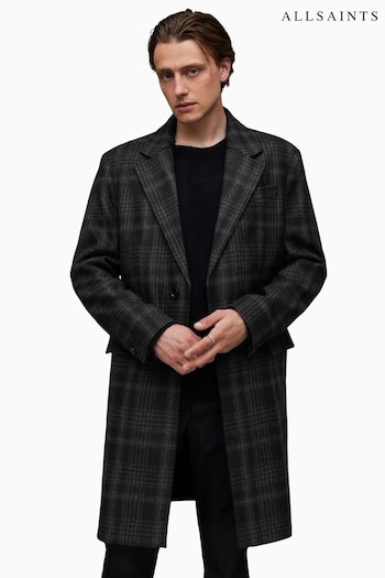 AllSaints Sargas Black Coat (592333) | £329