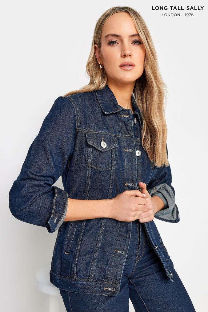 Next tall hot sale denim jacket