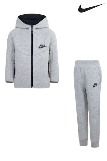Nike Grey Little Kids Tech Fleece Set (592354) | £90